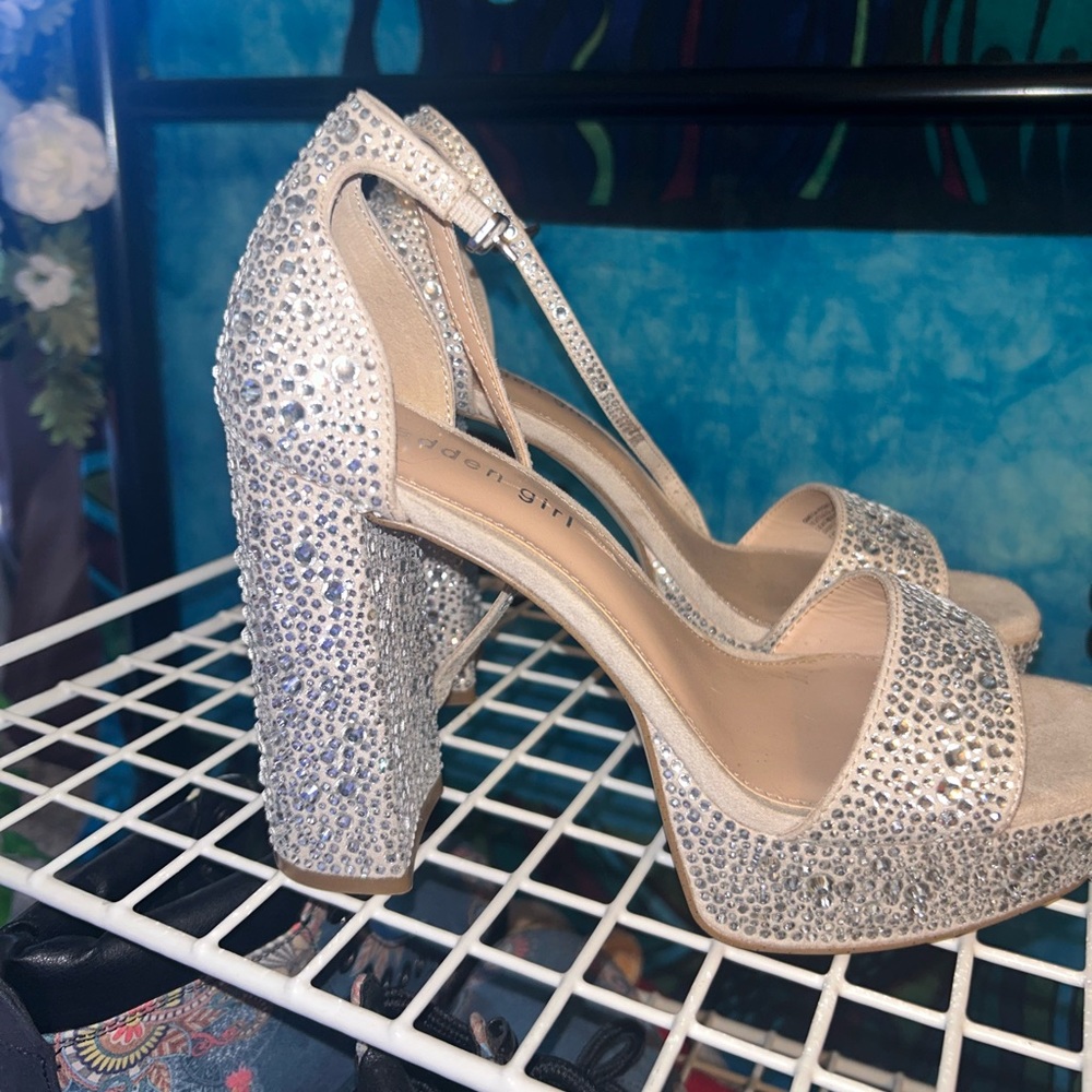 Steve Madden Madden Girl Platform Sparkly Heels
